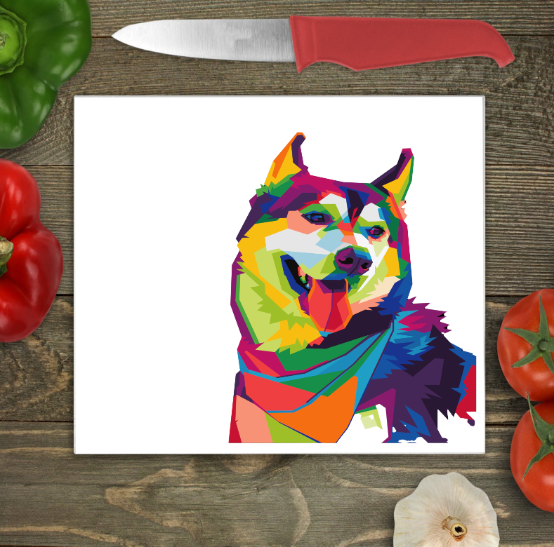 Malamute Glass Chopping Board, Malamute Glass Worktop protector - Click Image to Close